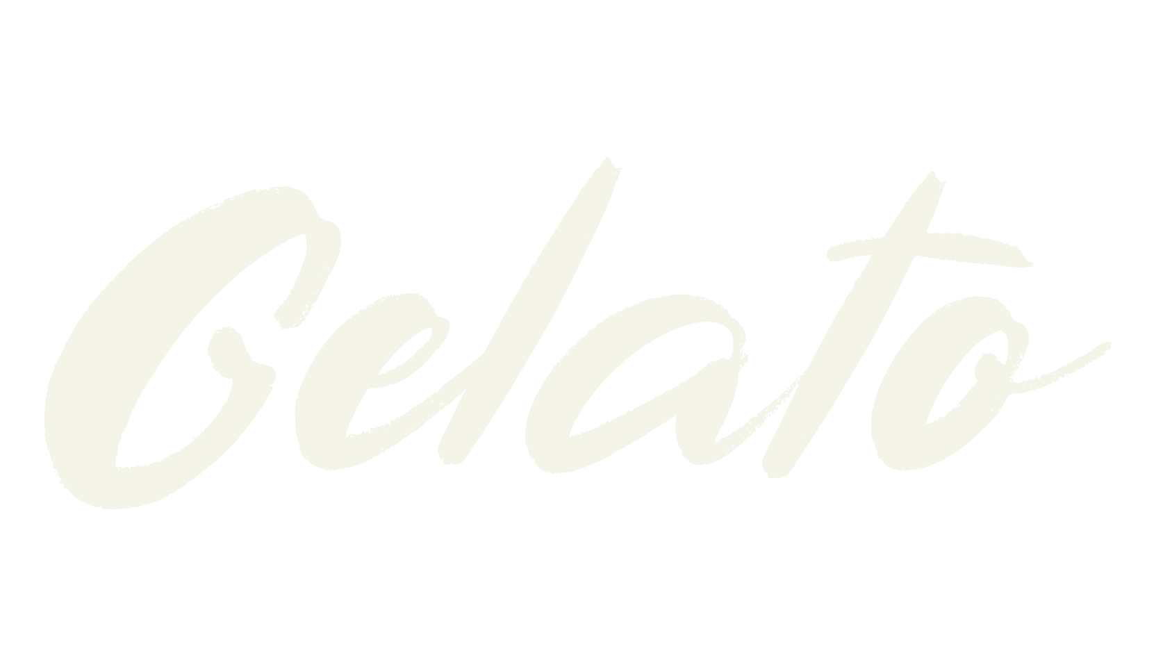 Gelato, lettering font preview