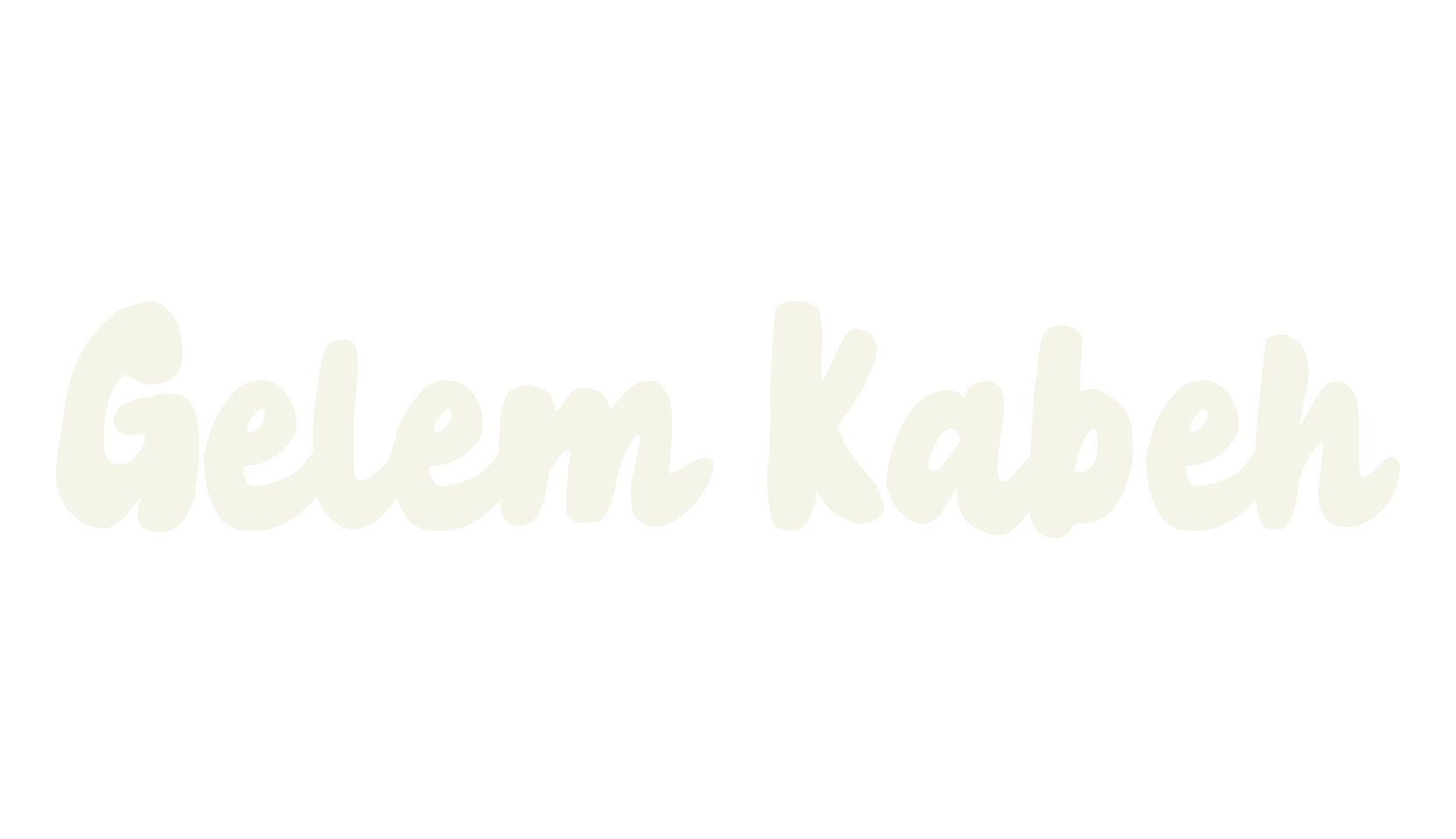 Gelem Kabeh, handwriting font preview