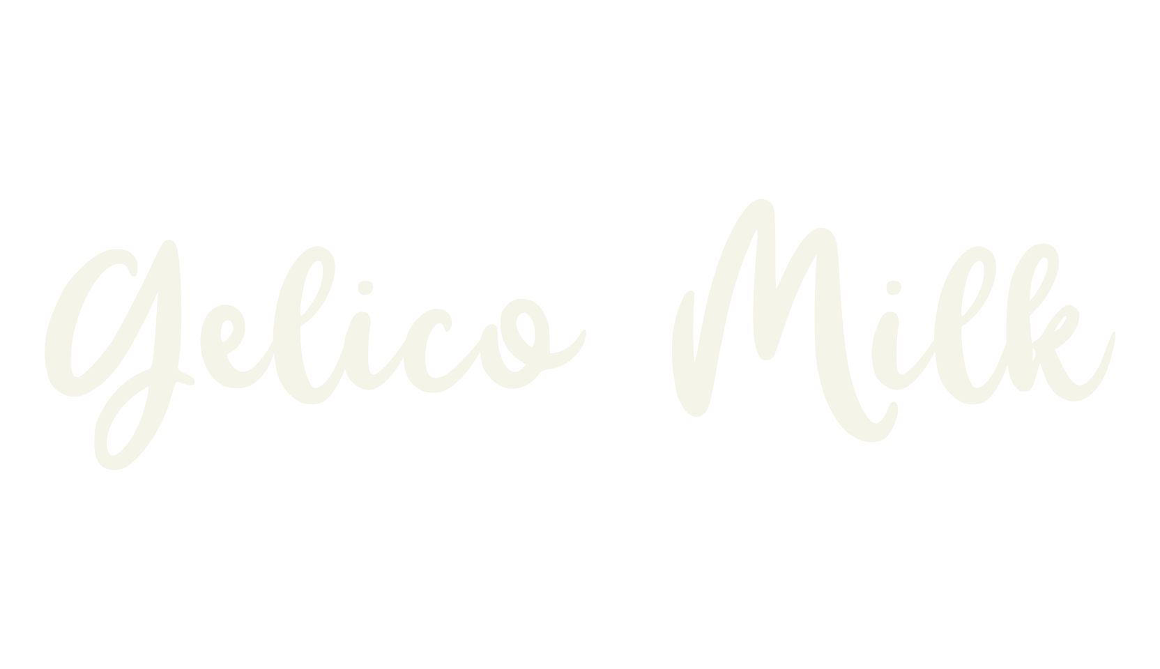 Gelico Milk, calligraphy font preview