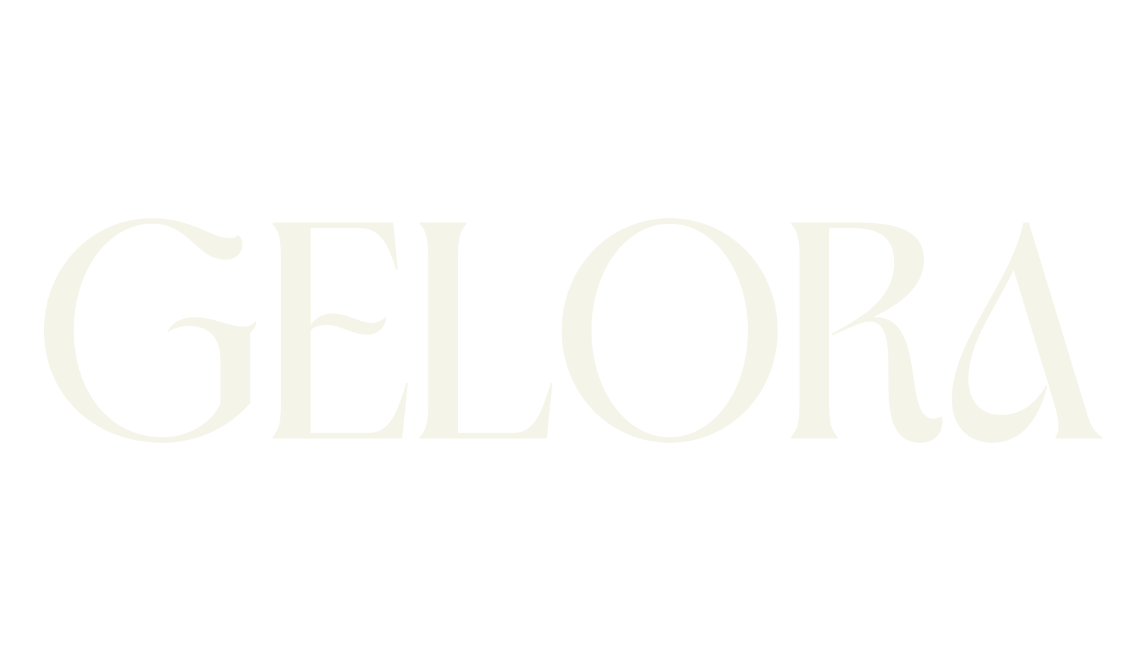 Gelora, letter font preview