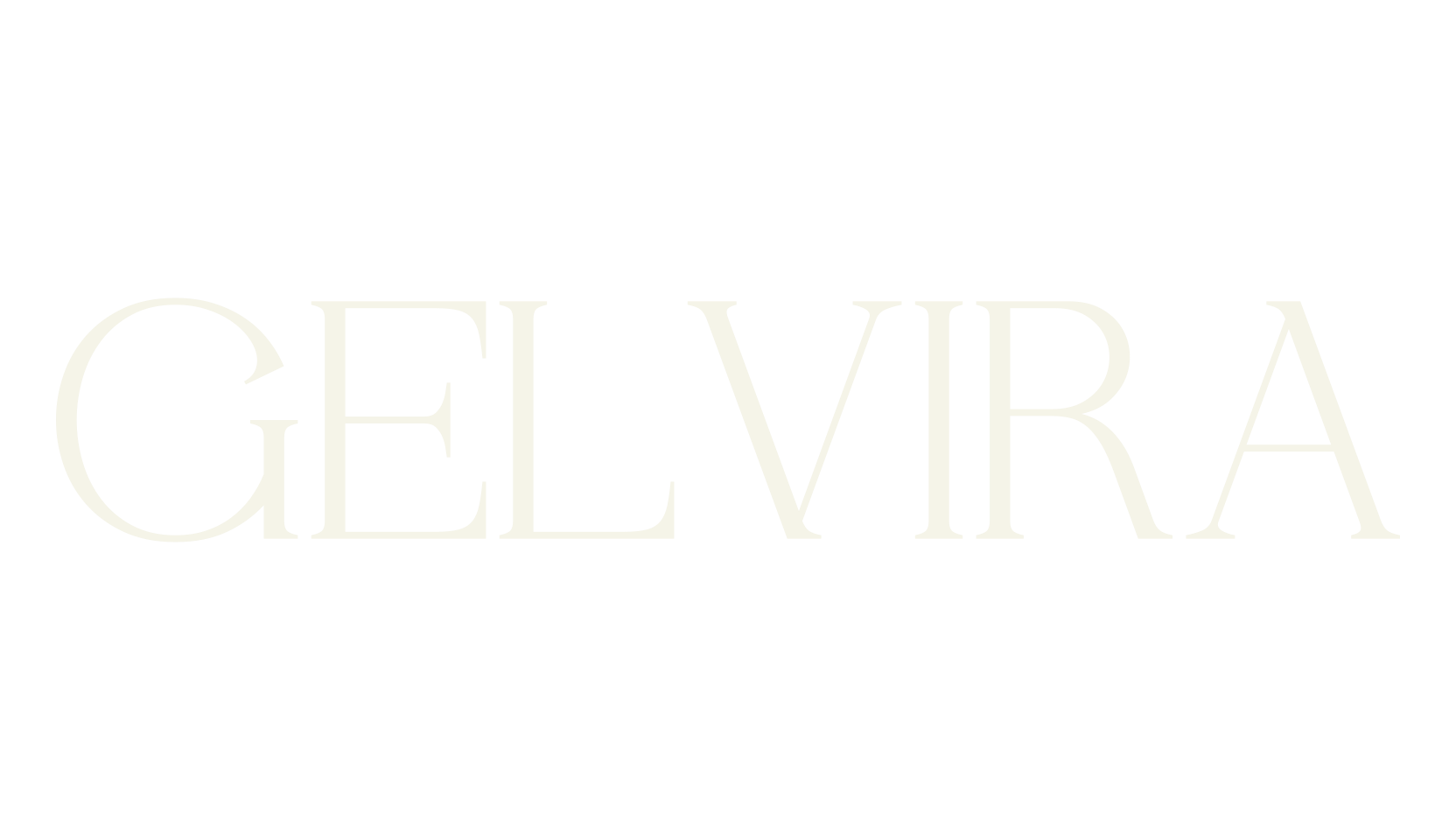 GELVIRA, modern font preview