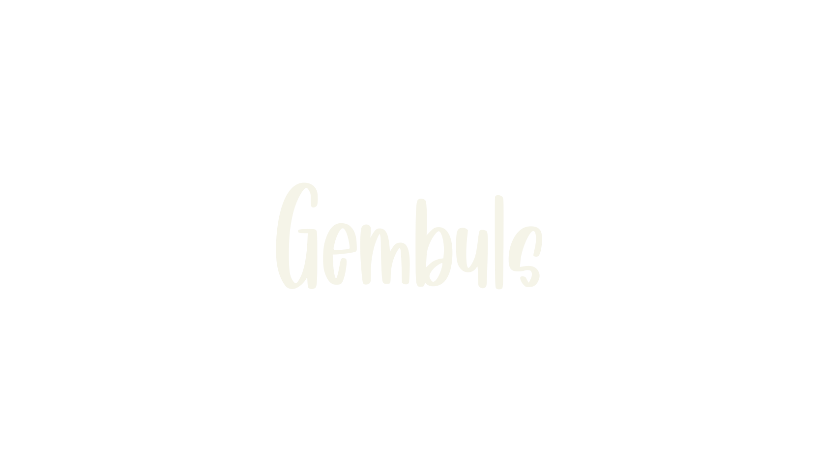 Gembuls, cute font preview