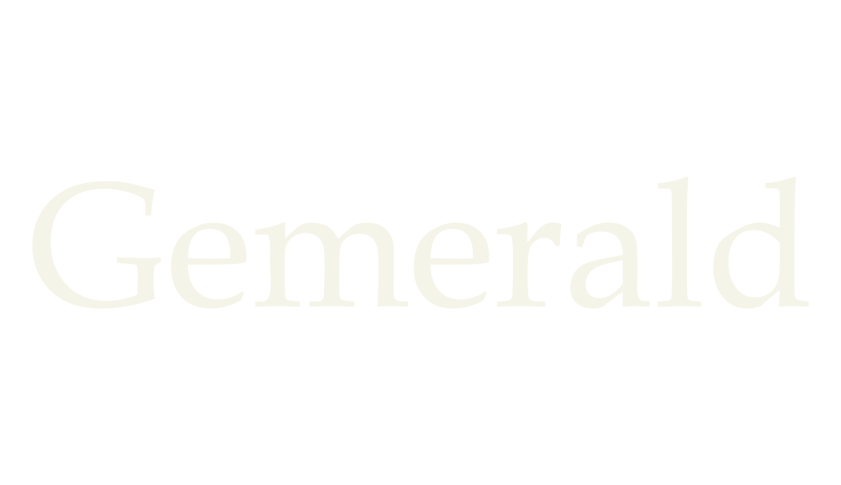 Gemerald, serif font preview