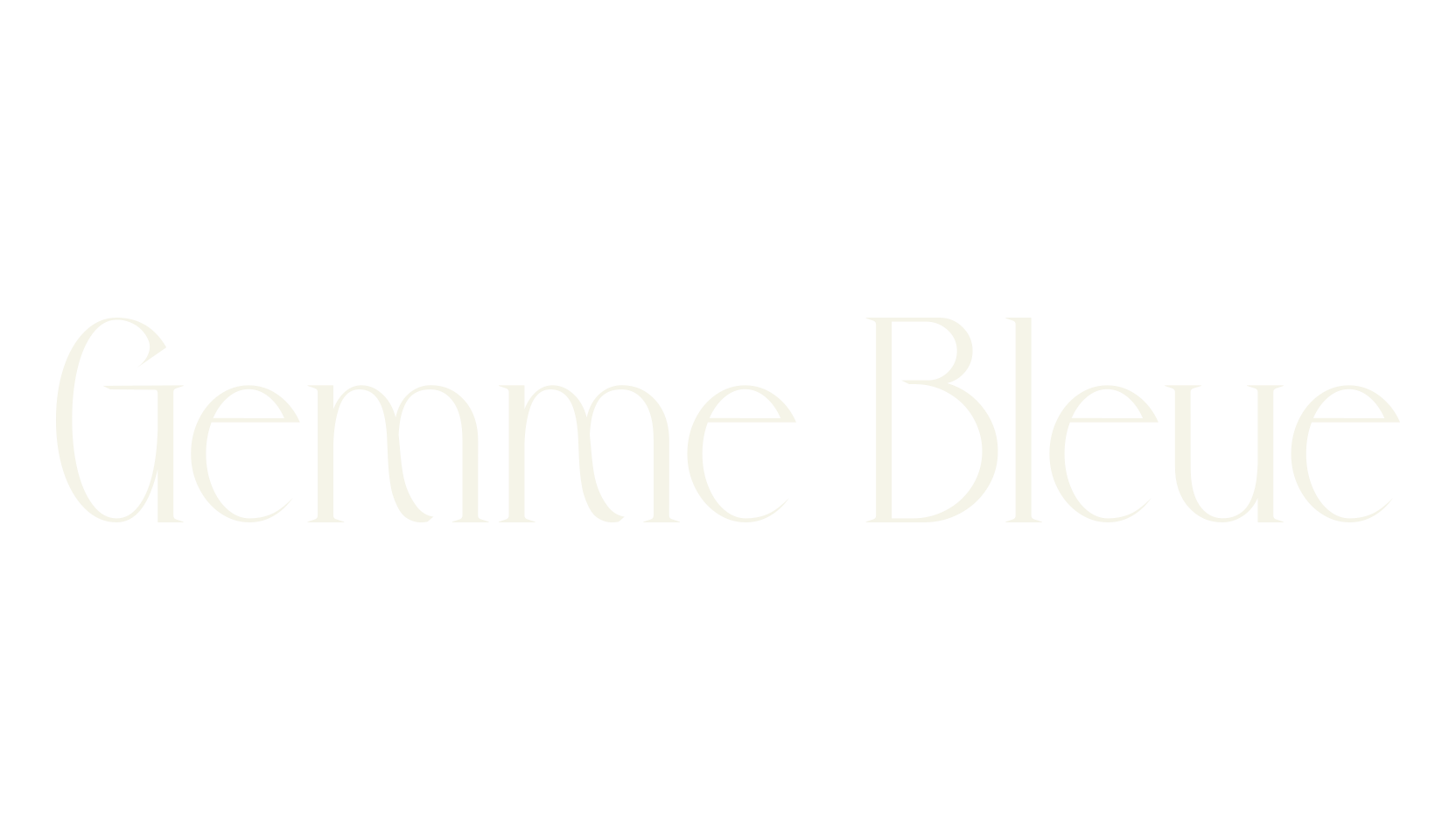 Gemme Bleue, serif font preview