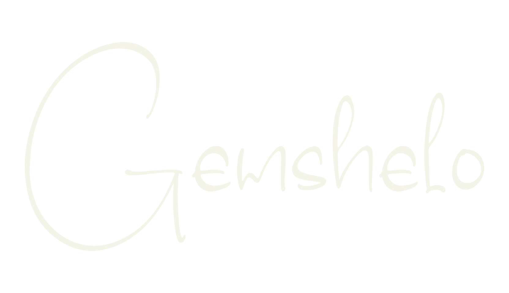 Gemshelo, script font preview