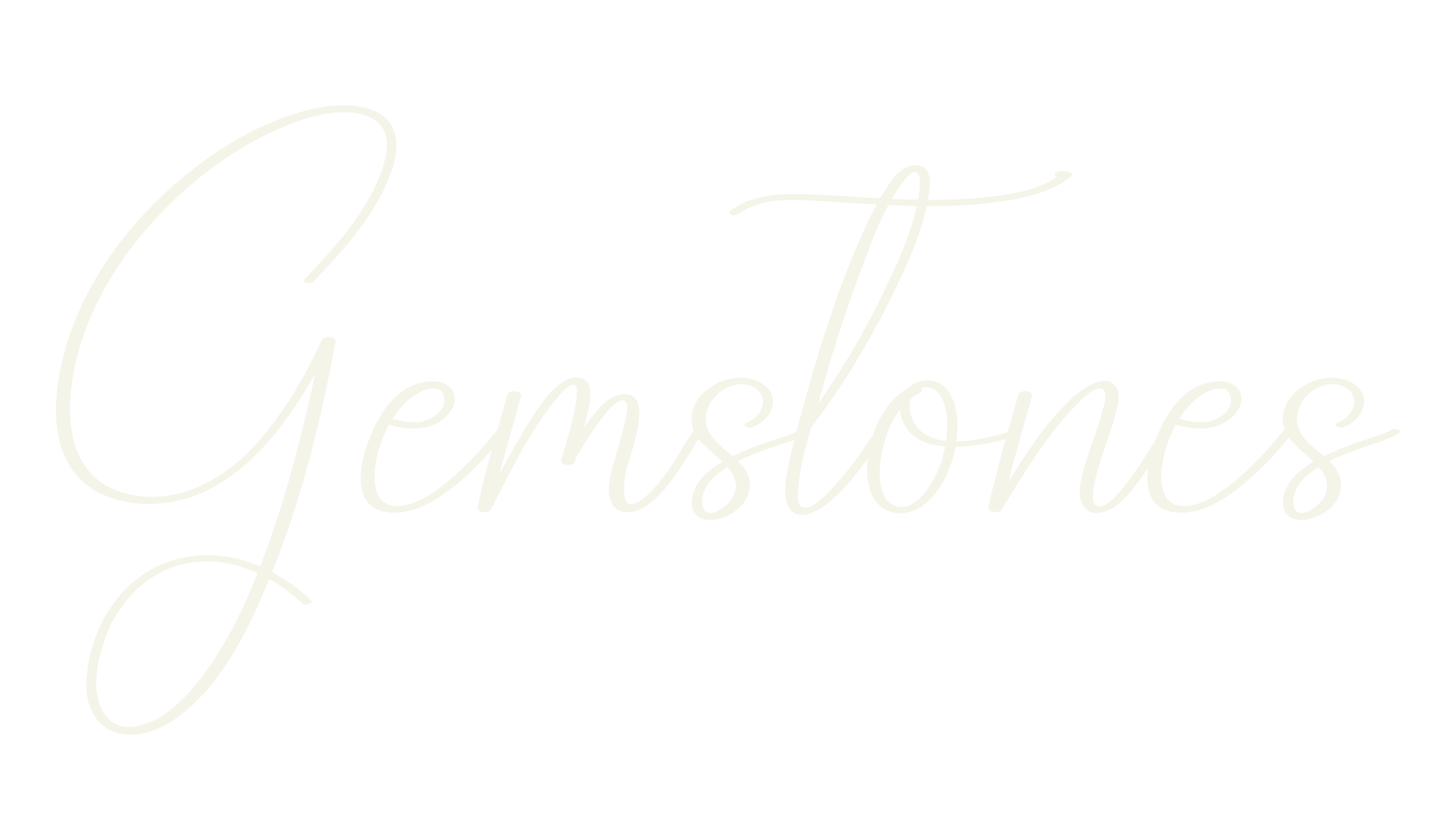 Gemstones, calligraphy font preview