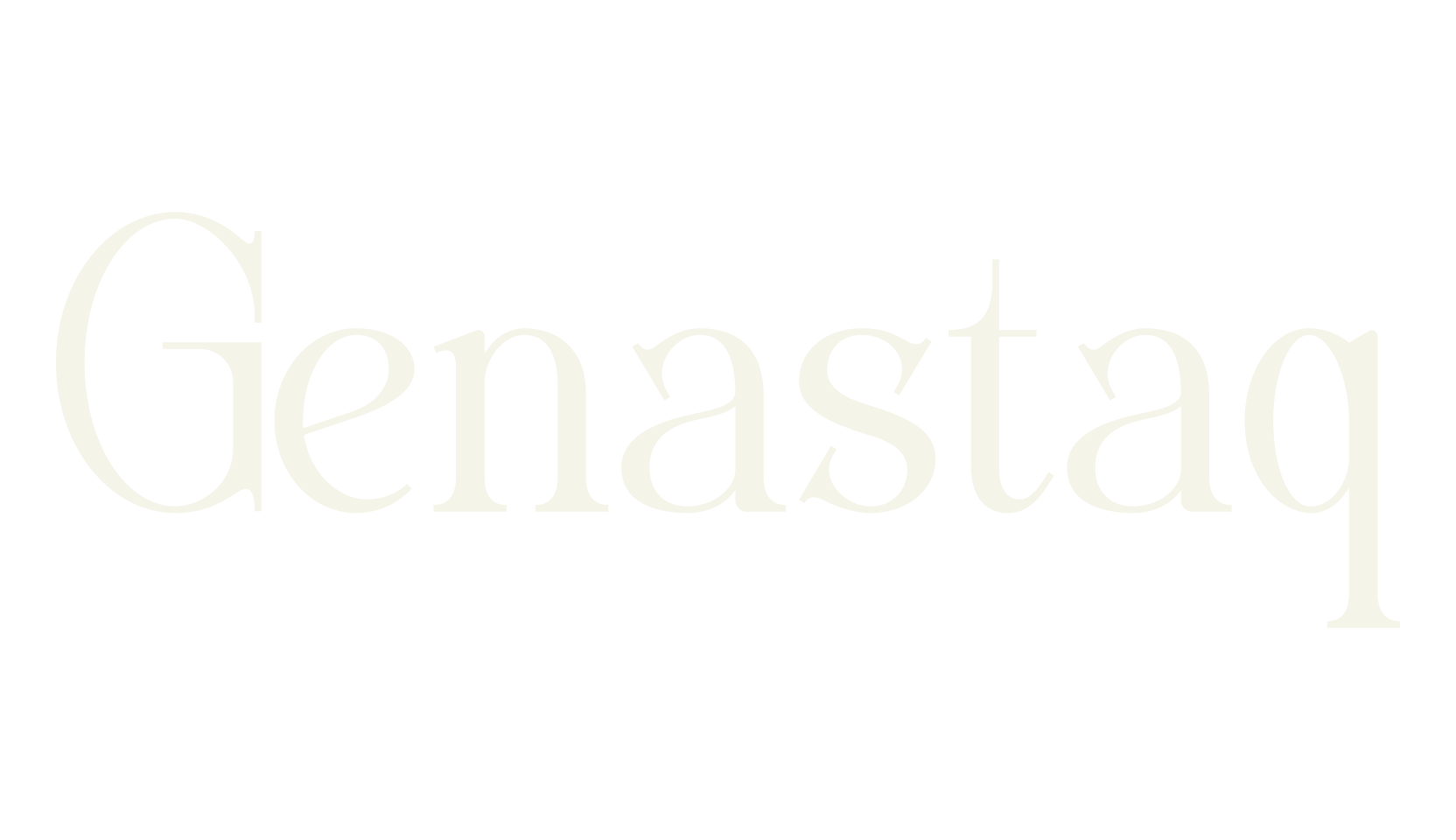 Genastaq, serif font preview