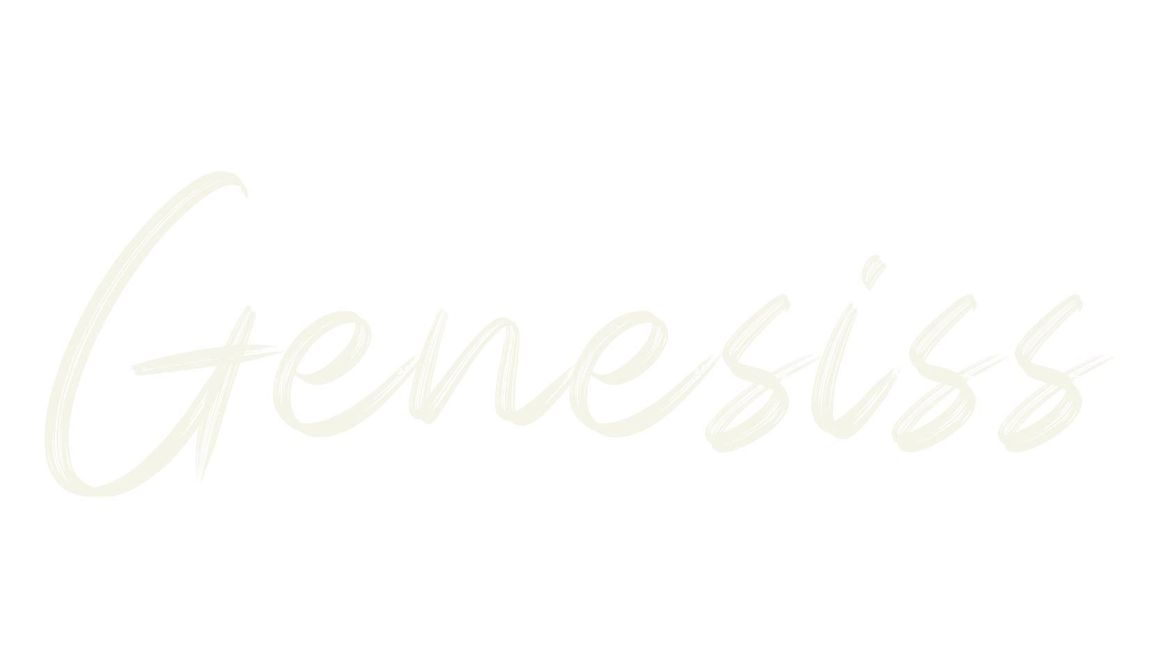 Genesiss, brush font preview