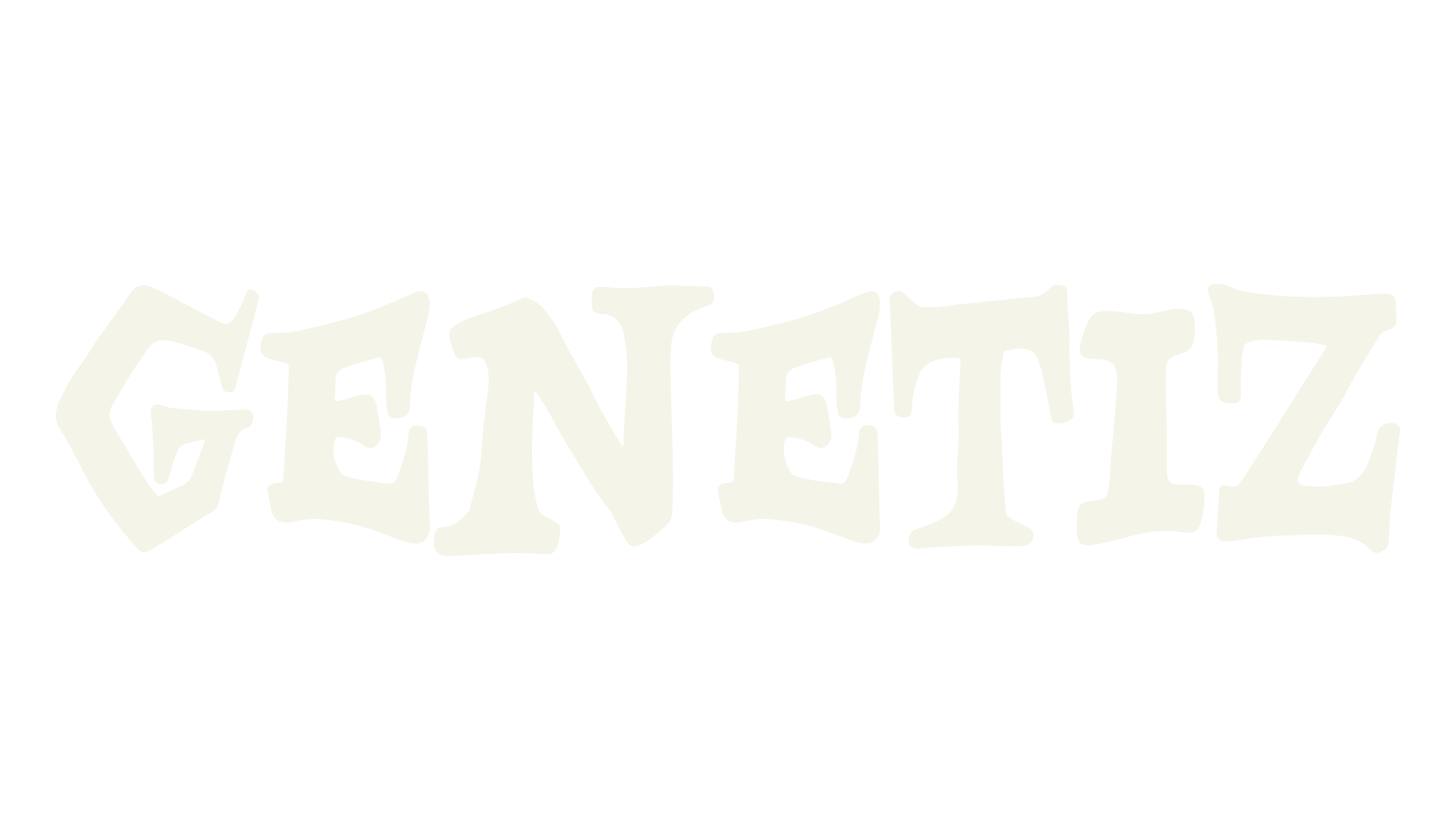 Genetiz, punk font preview