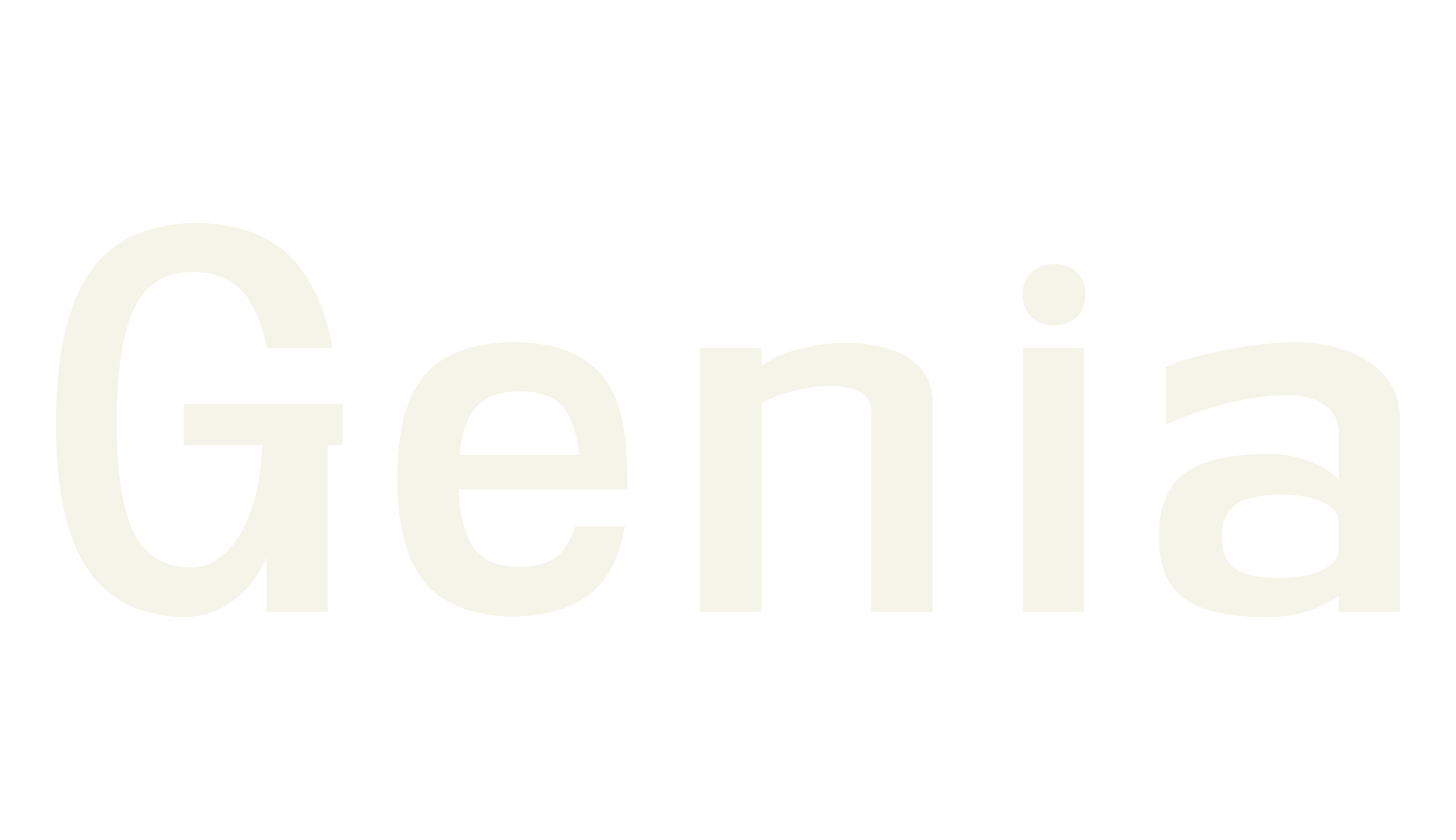 Genia, thin font preview