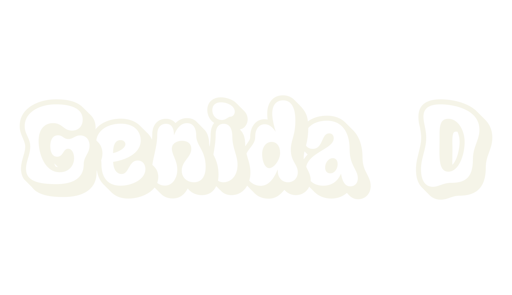 Genida 3D, 3d font preview