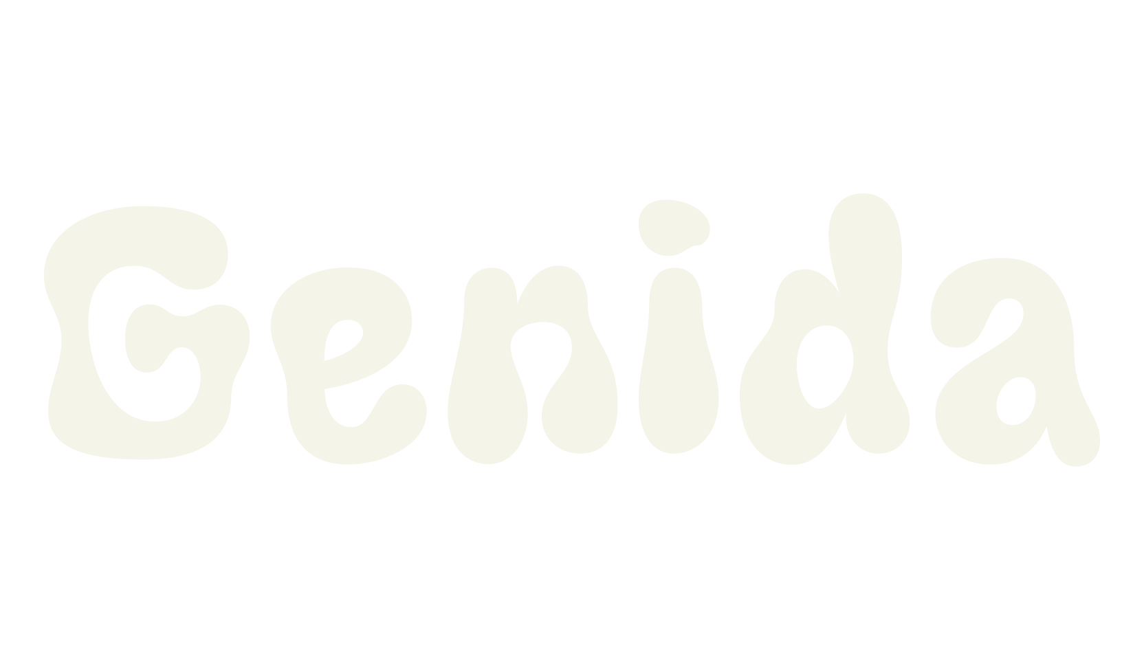 Genida, weird font preview