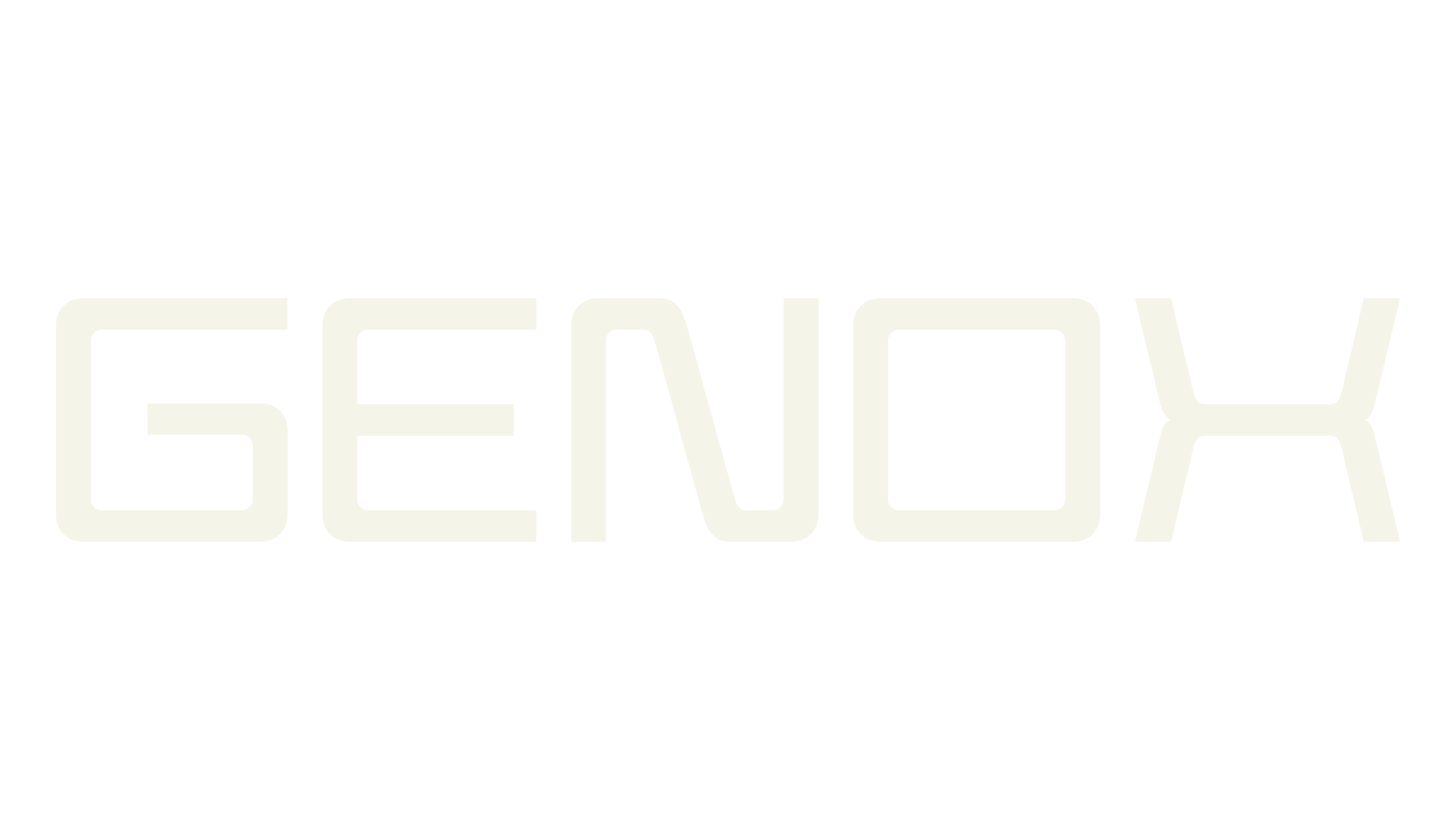 GENOX, modern font preview