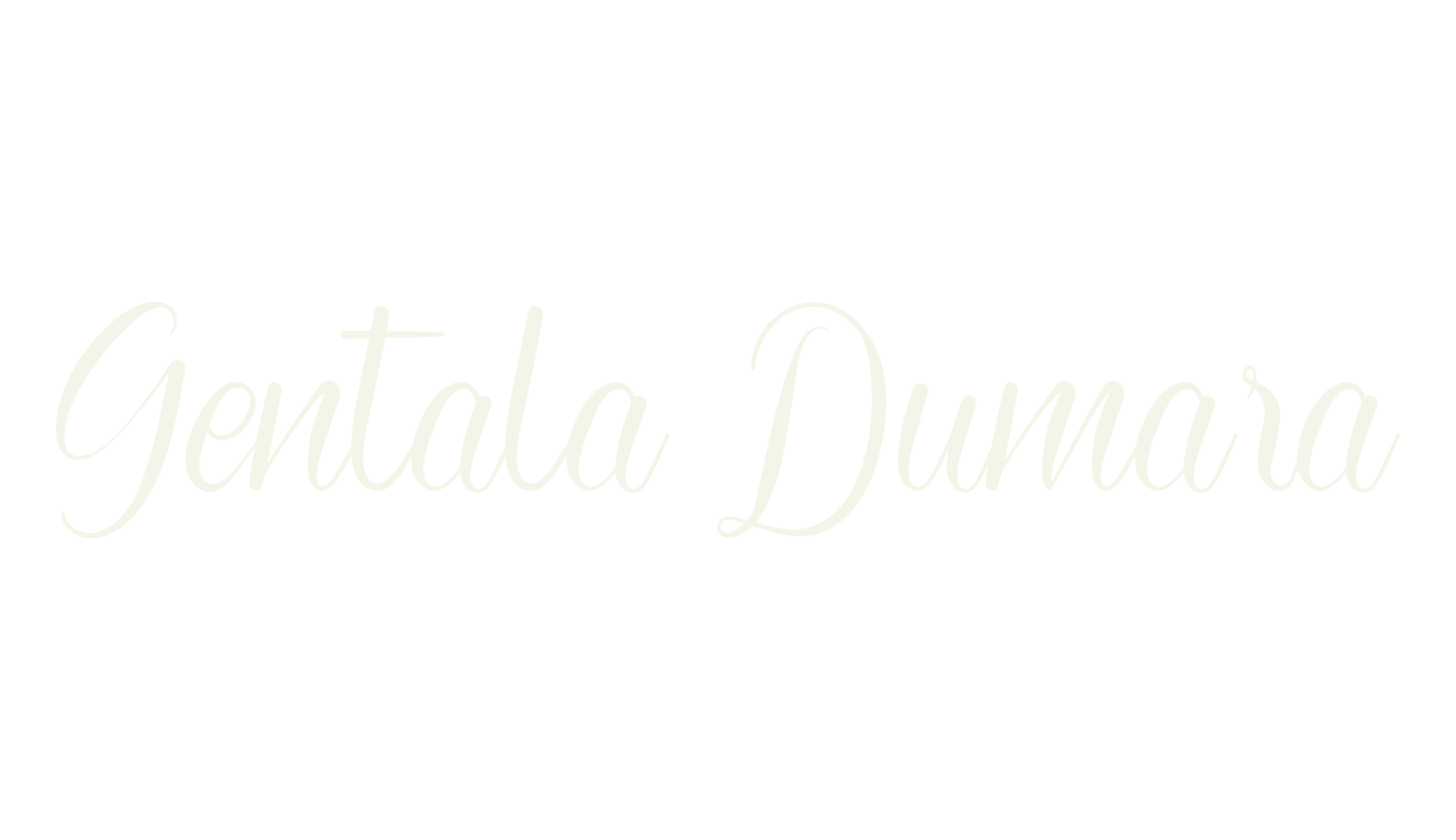 Gentala Dumara, calligraphy font preview