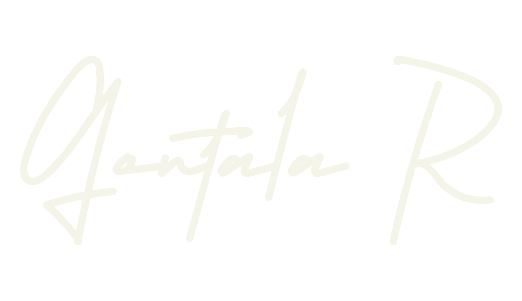 Gentala R, signature font preview