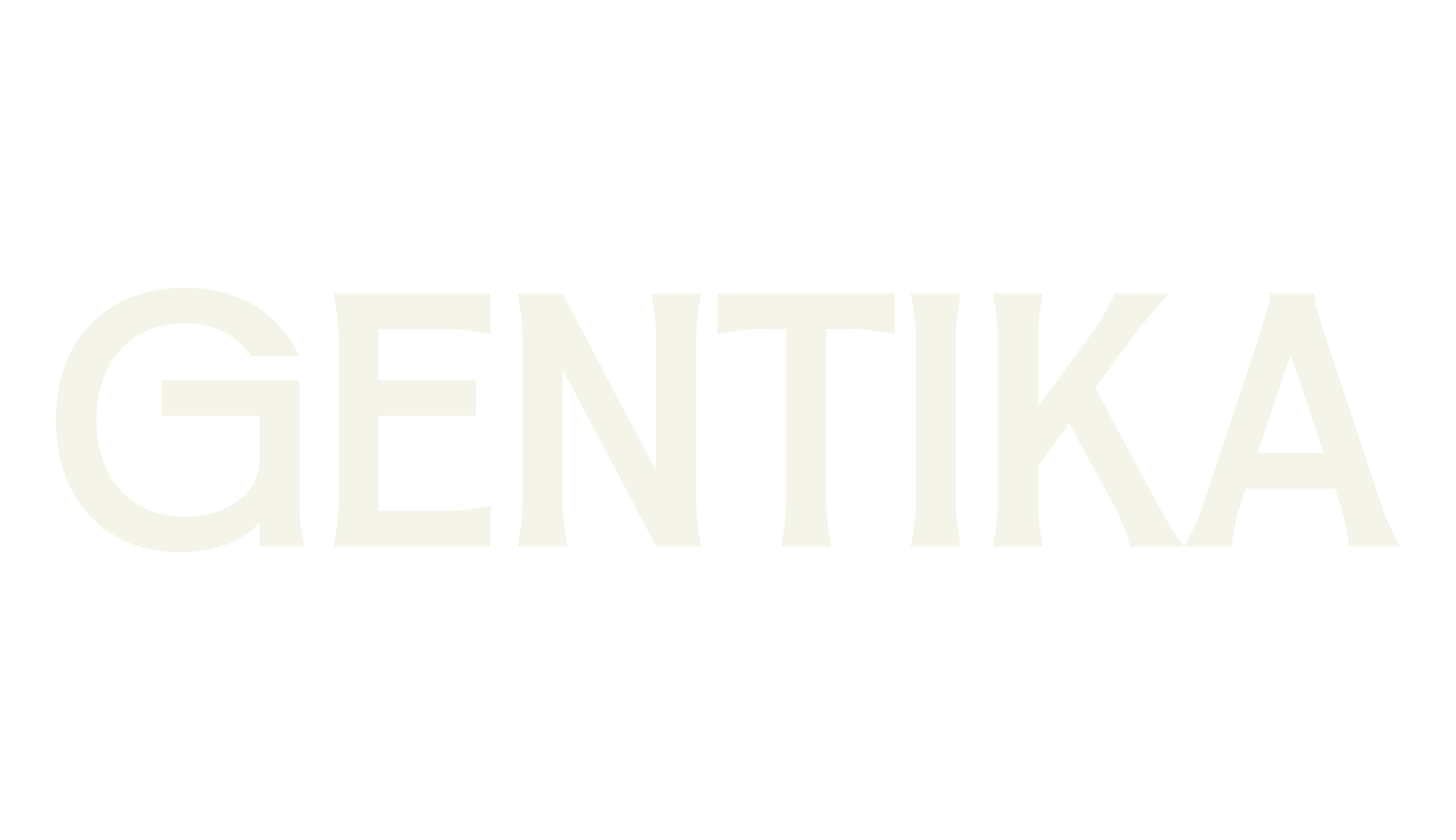 Gentika, beautiful font preview