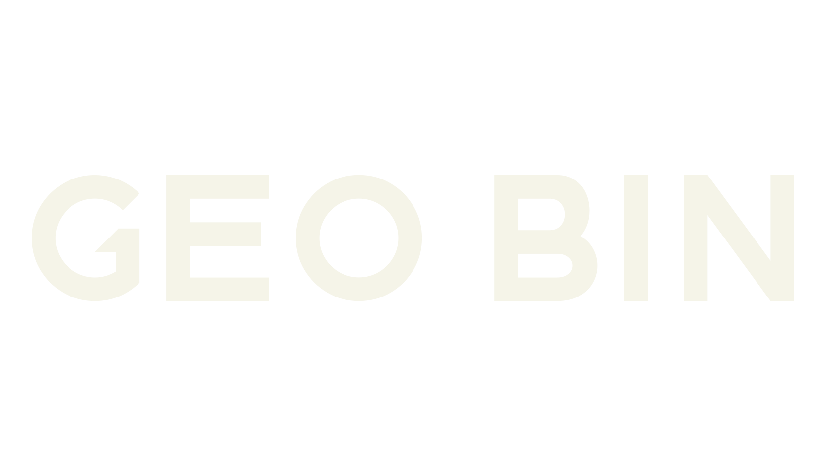 GEO Bin, sans font preview