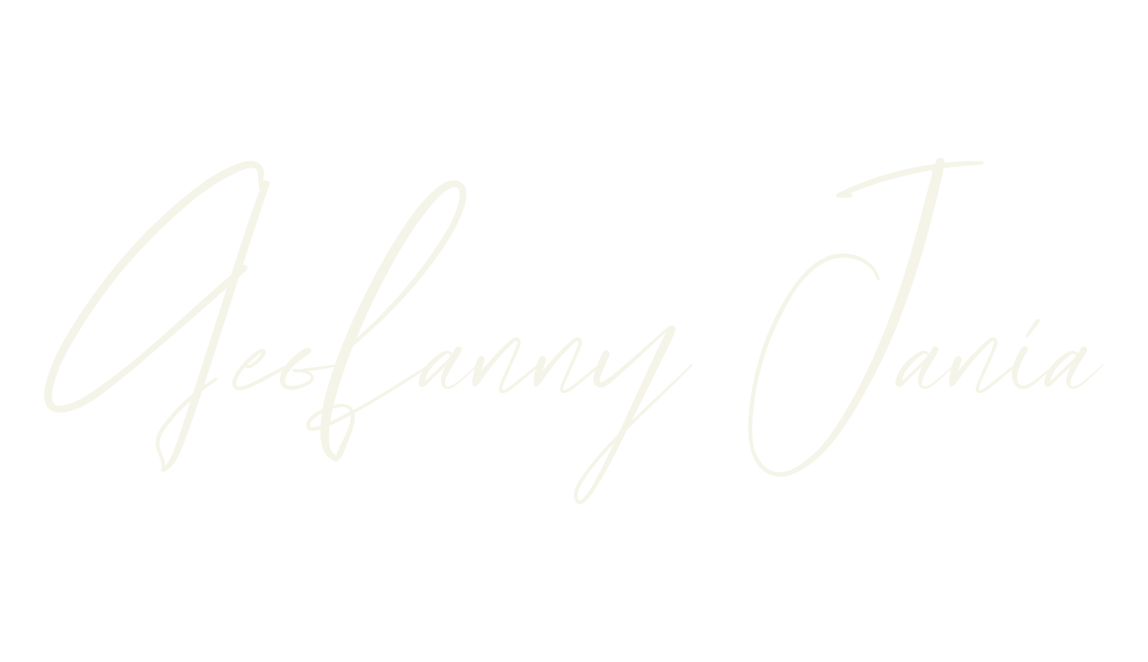 Geofanny Jania, fancy font preview