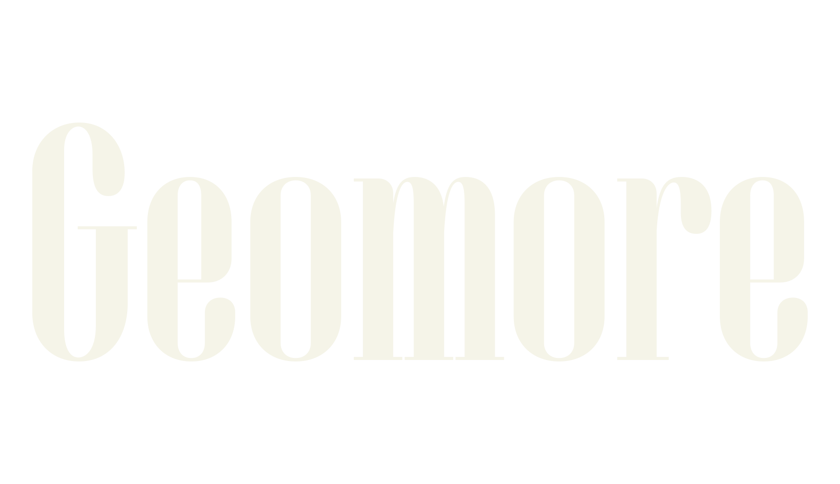 Geomore, business font preview