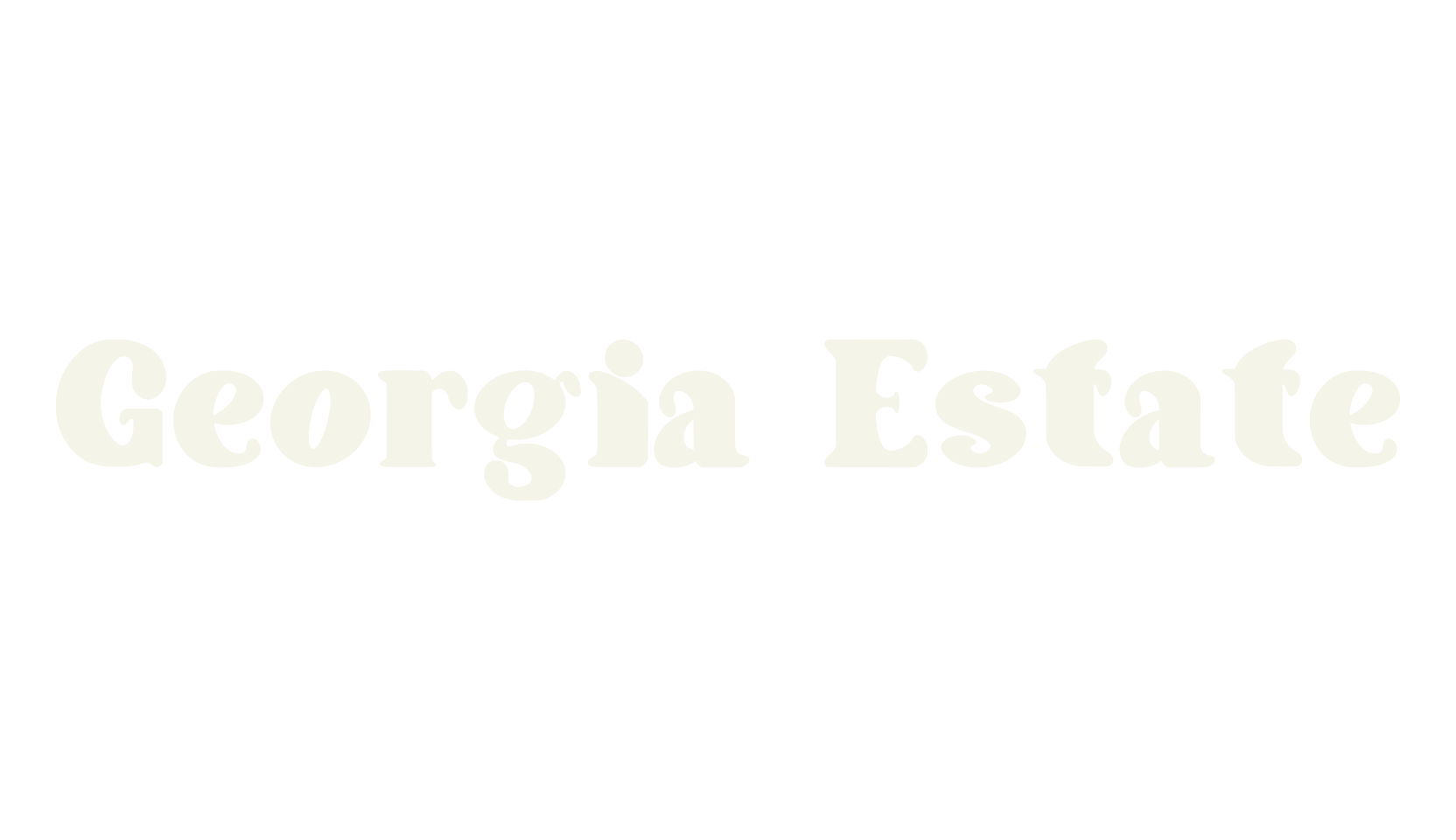Georgia Estate, retro font preview