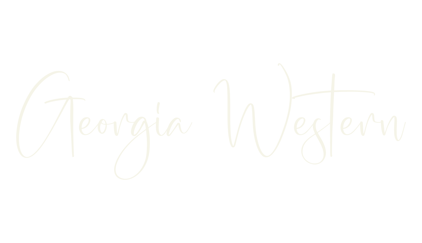 Georgia Western, script font preview