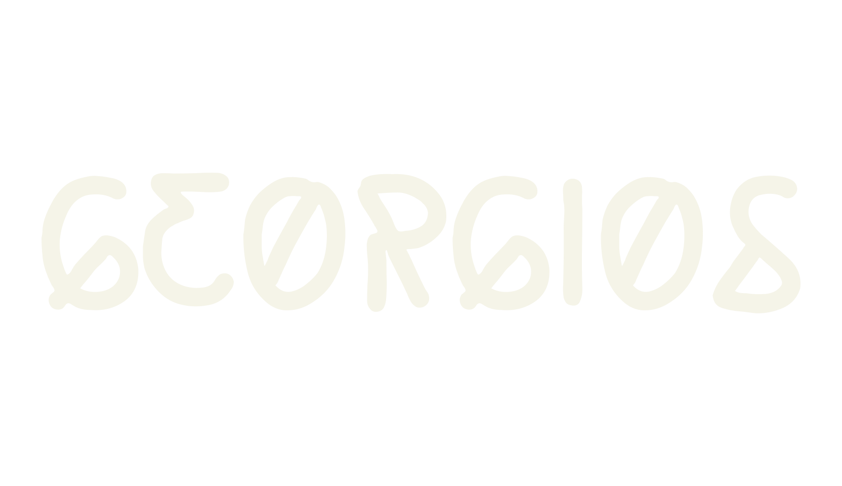 GEORGIOS, cartoon font preview