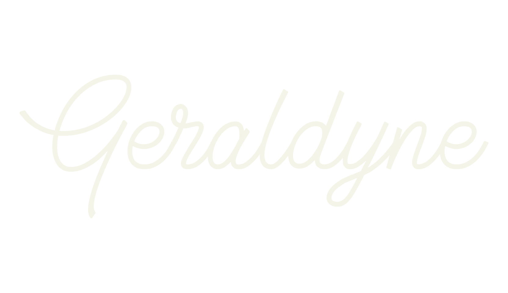 Geraldyne, instagram font preview