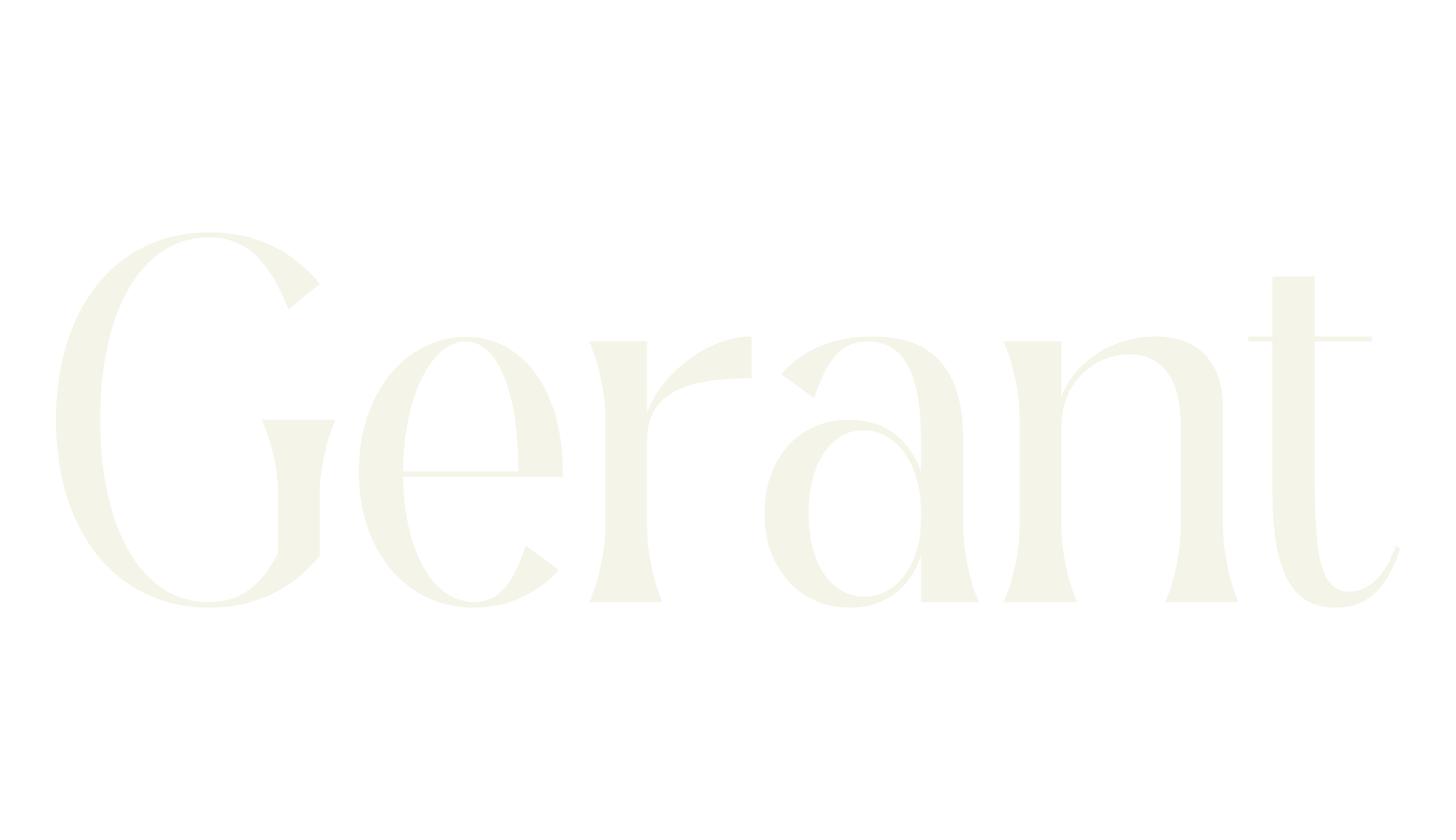 Gerant, serif font preview