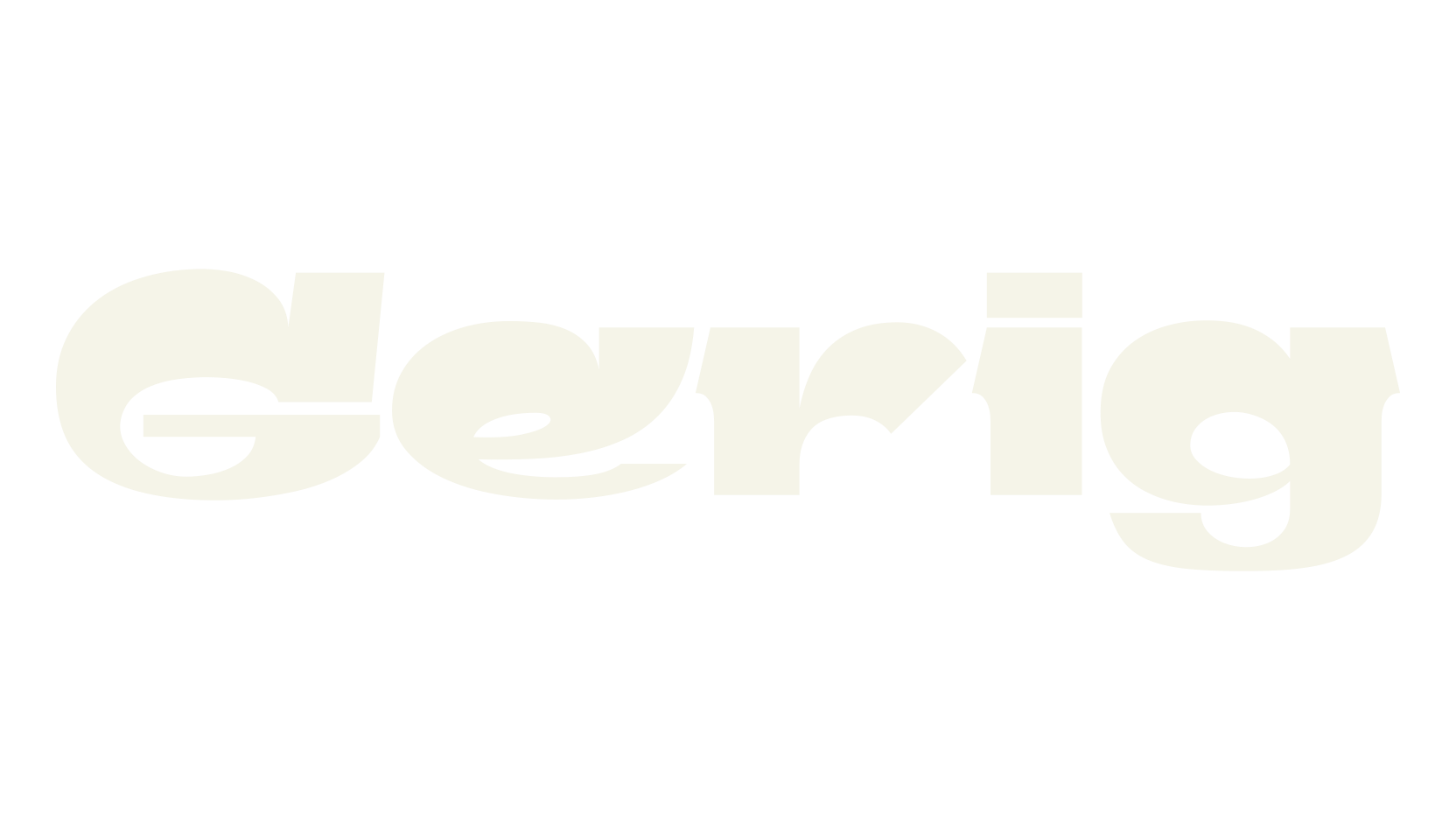 Gerig, retro font preview