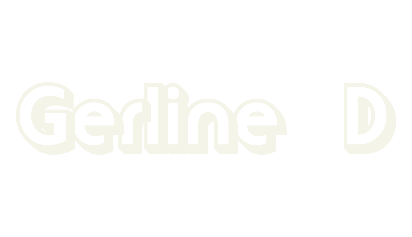 Gerline 3D, 3d font preview
