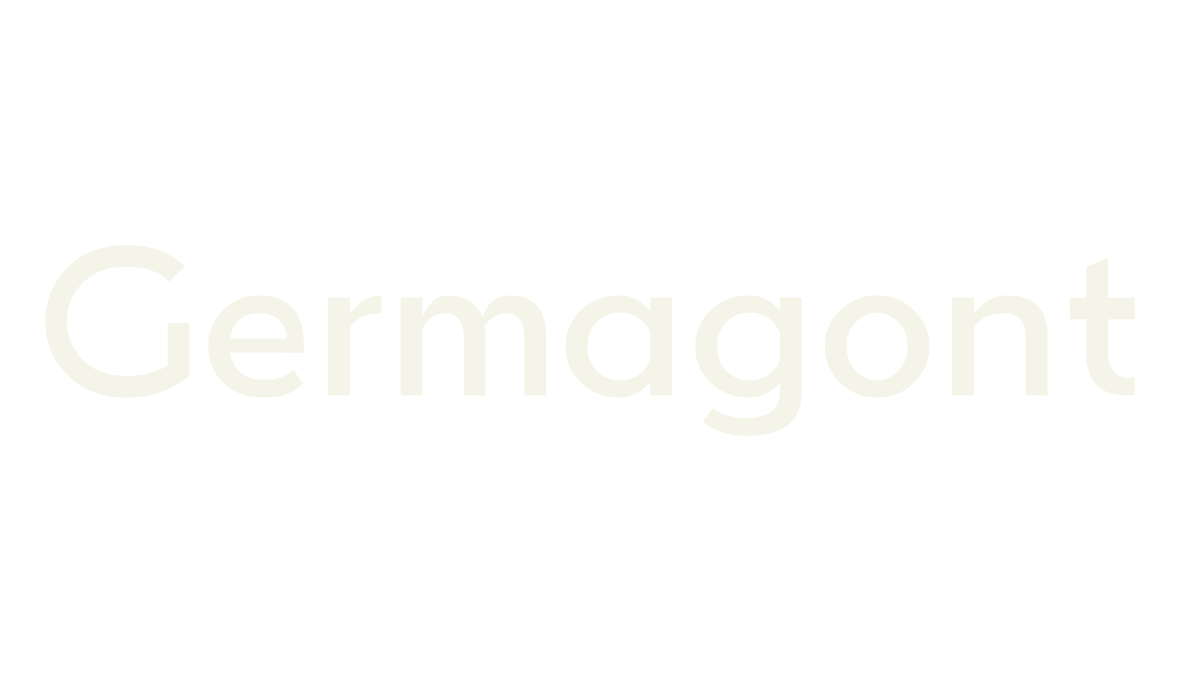 Germagont, modern font preview