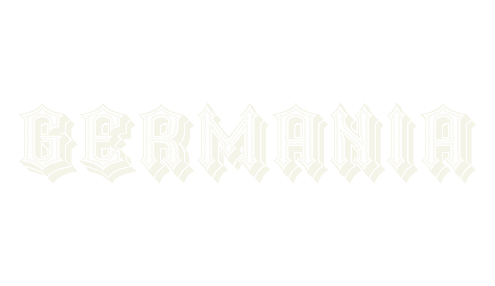 Germania, gothic font preview