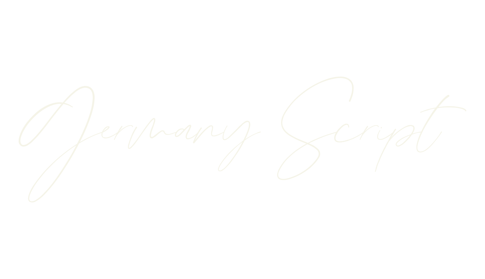 Germany Script, script font preview