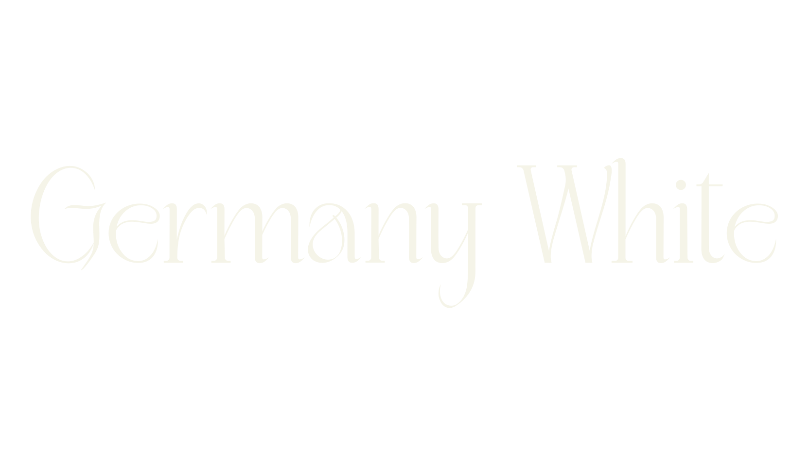 Germany White, jewel font preview