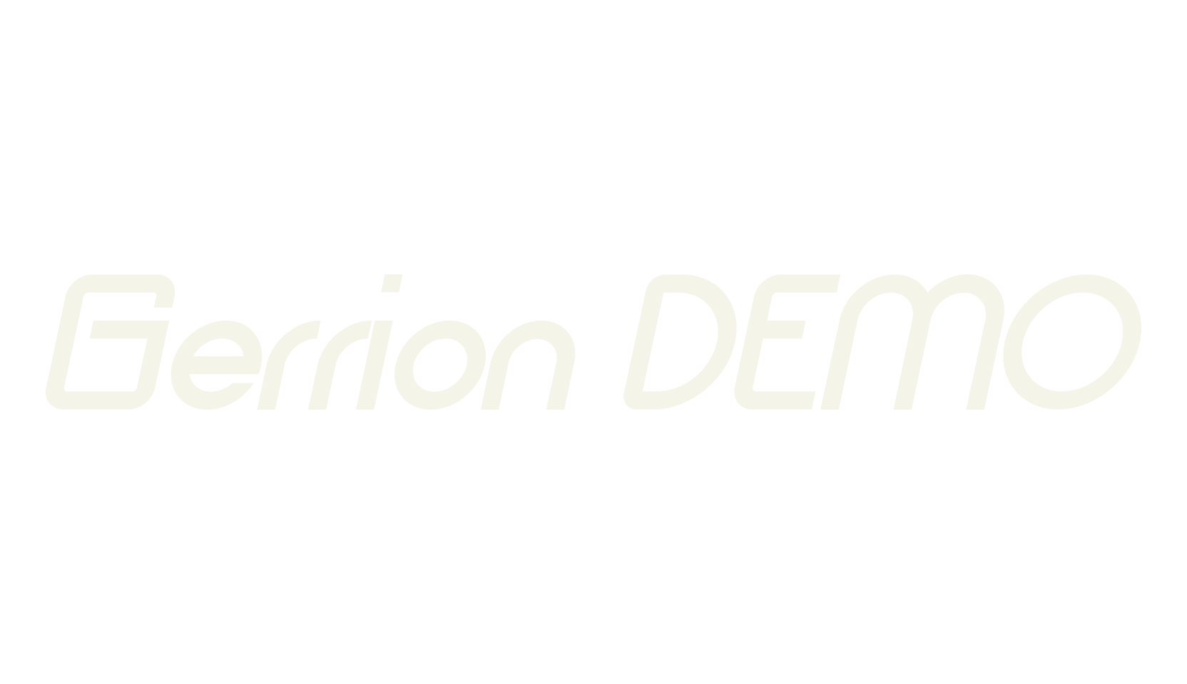 Gerrion DEMO, space font preview