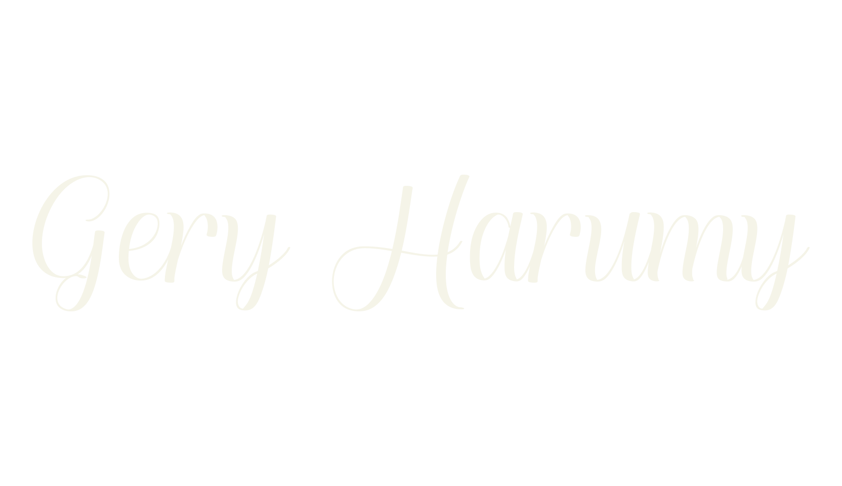 Gery Harumy, wedding font preview