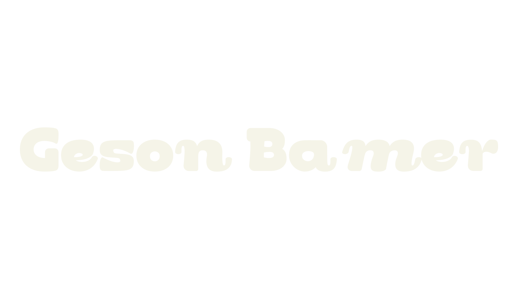 Geson Bamer, 1990s font preview