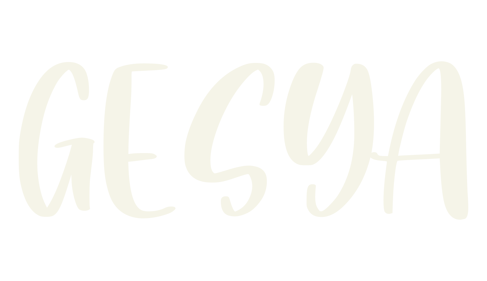 Gesya, monogram font preview