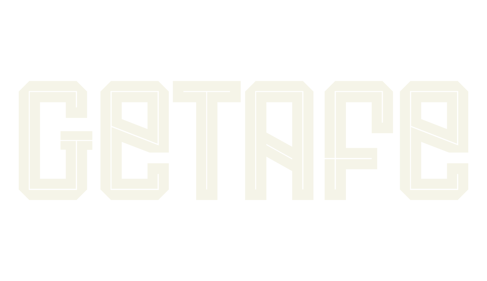 Getafe, jersey font preview