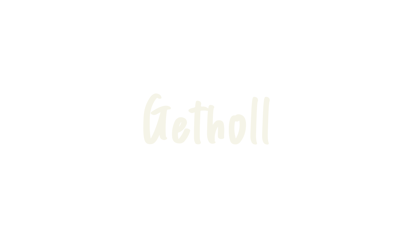 Getholl, organic font preview