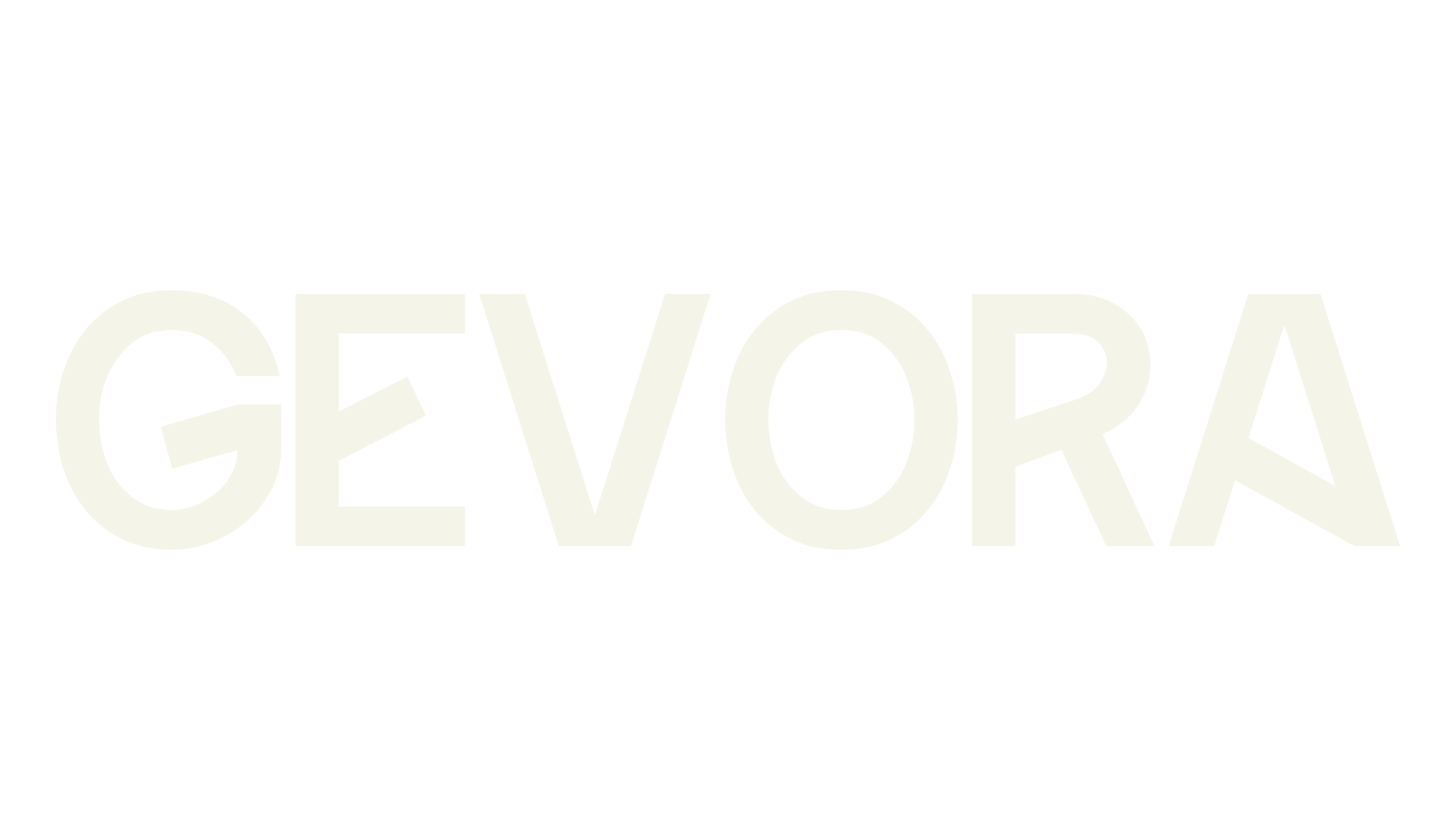 GEVORA, professional font preview
