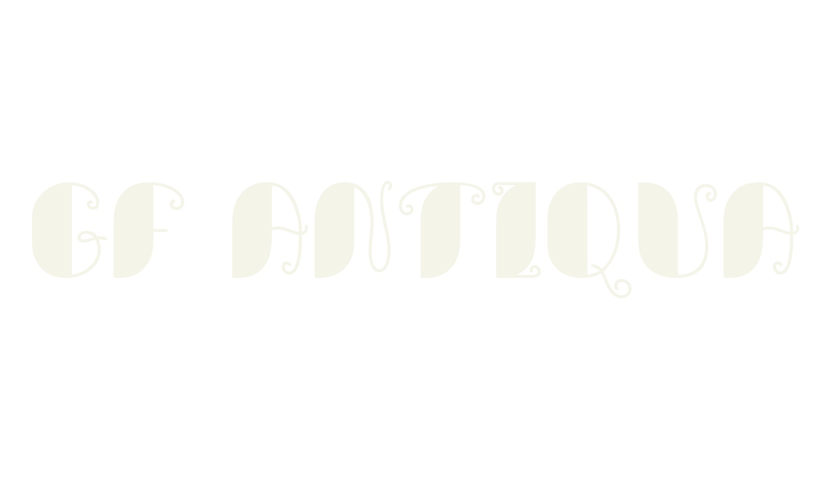 GF Antiqua, typewriter font preview