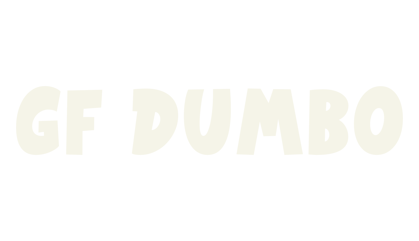 GF Dumbo, fun font preview