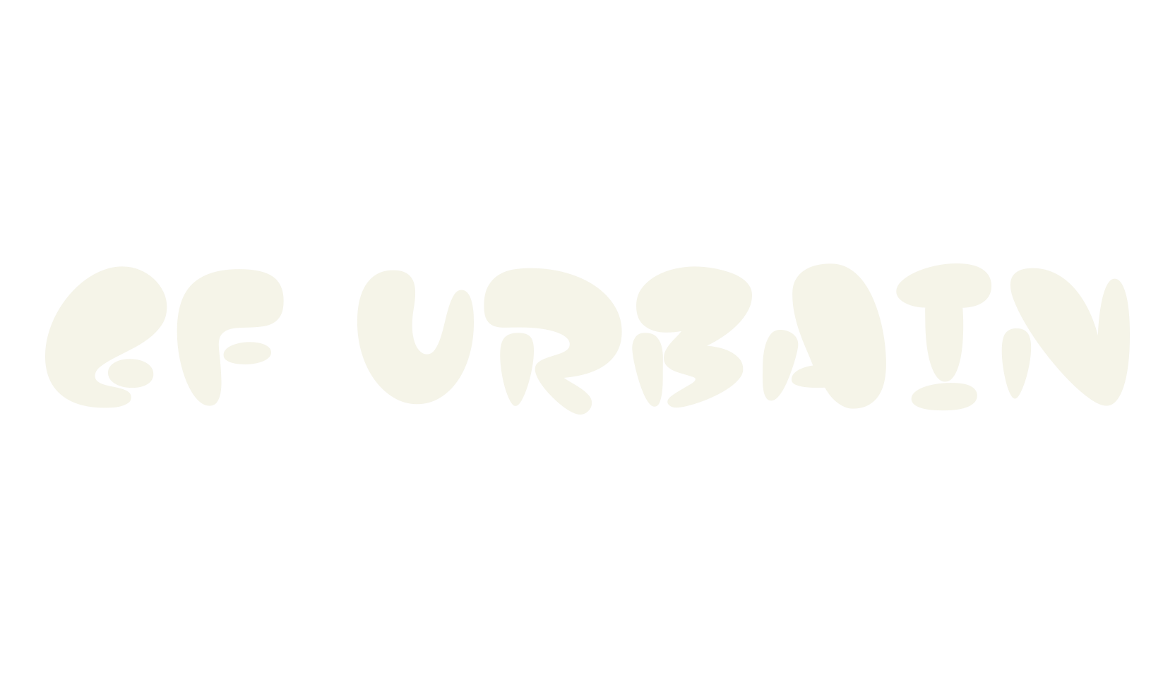 GF Urbain, lettering font preview