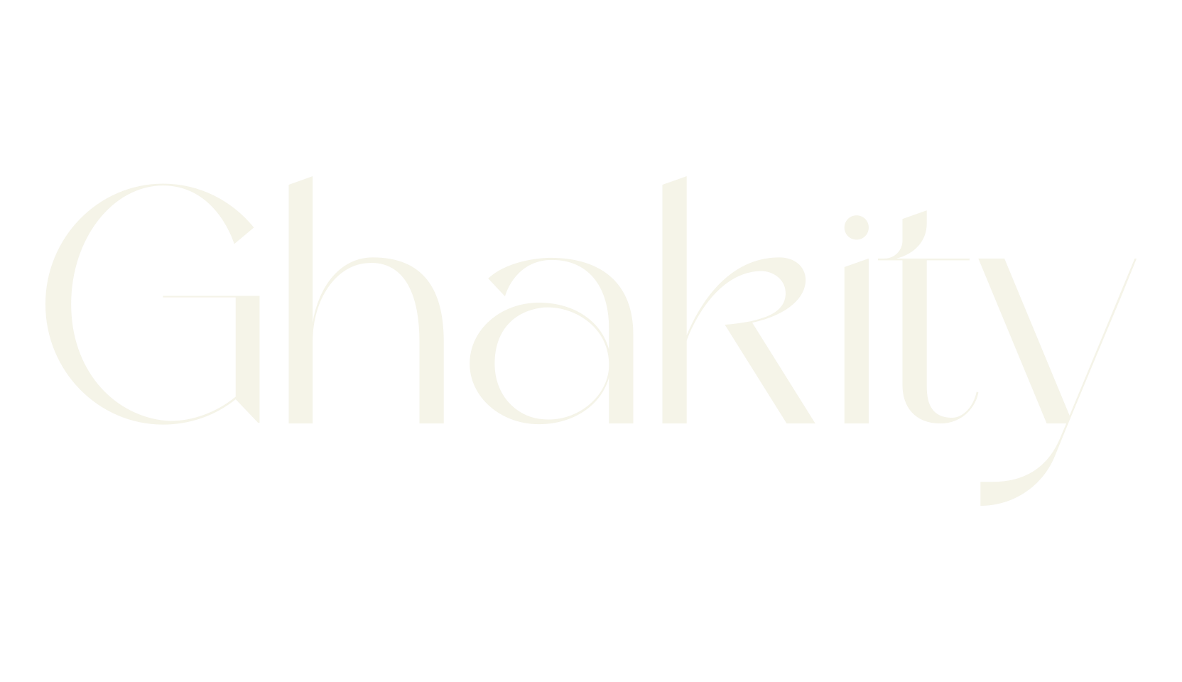 Ghakity, serif font preview