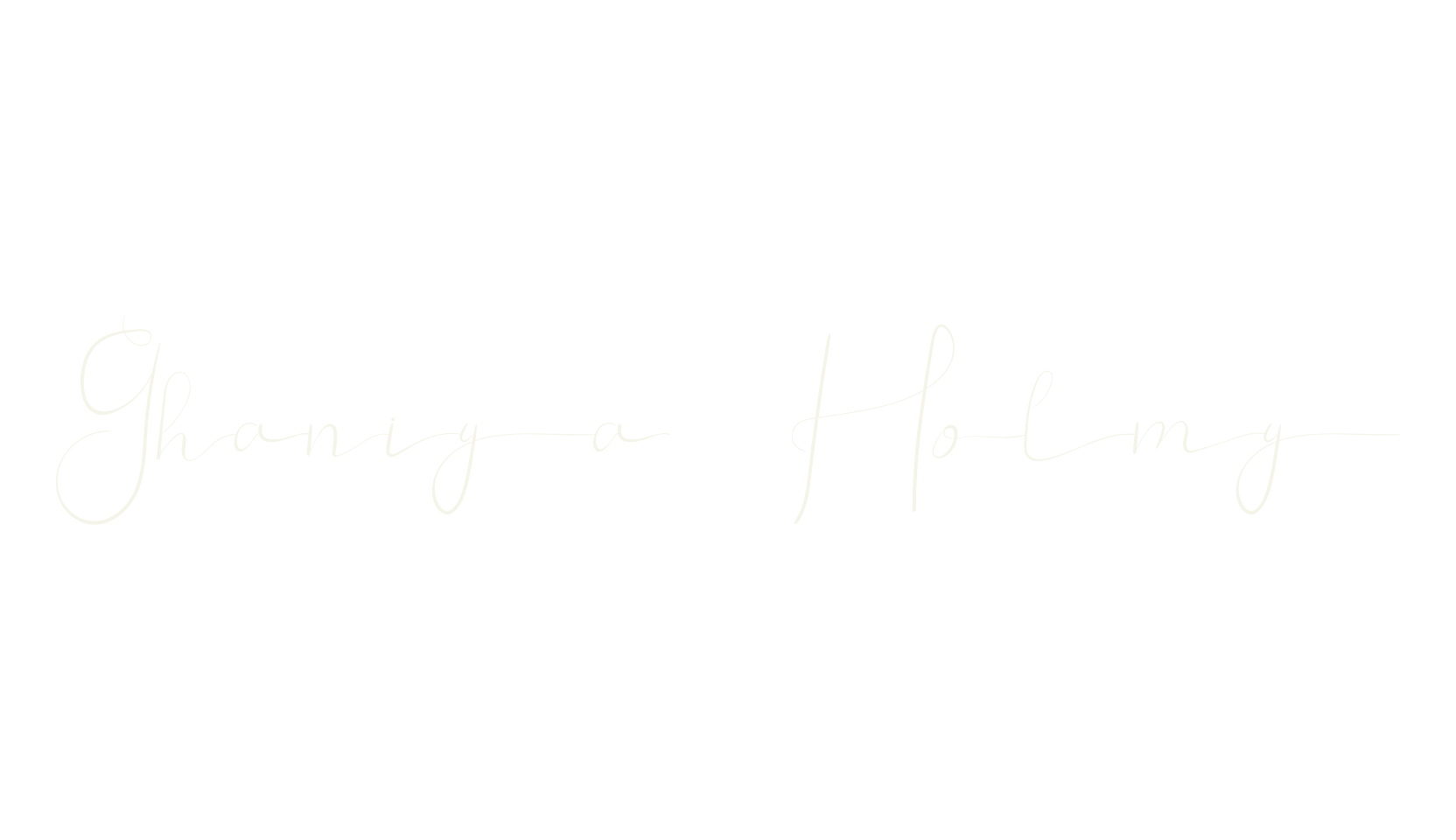 Ghaniya Holmy, calligraphy font preview