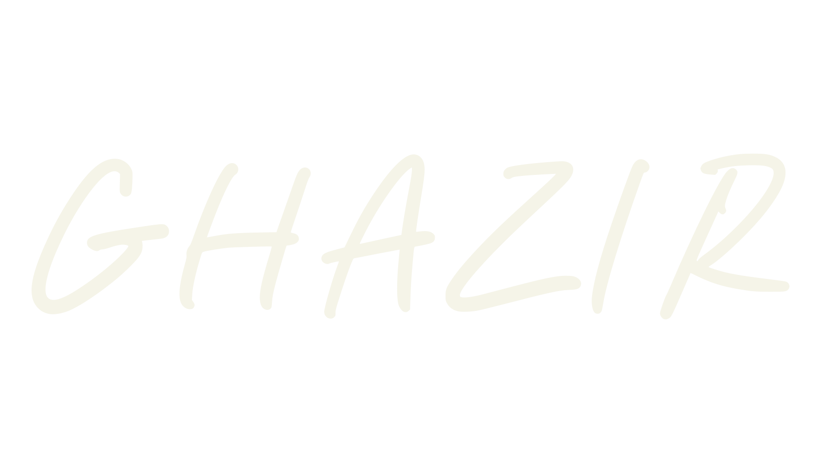 Ghazir, handwriting font preview