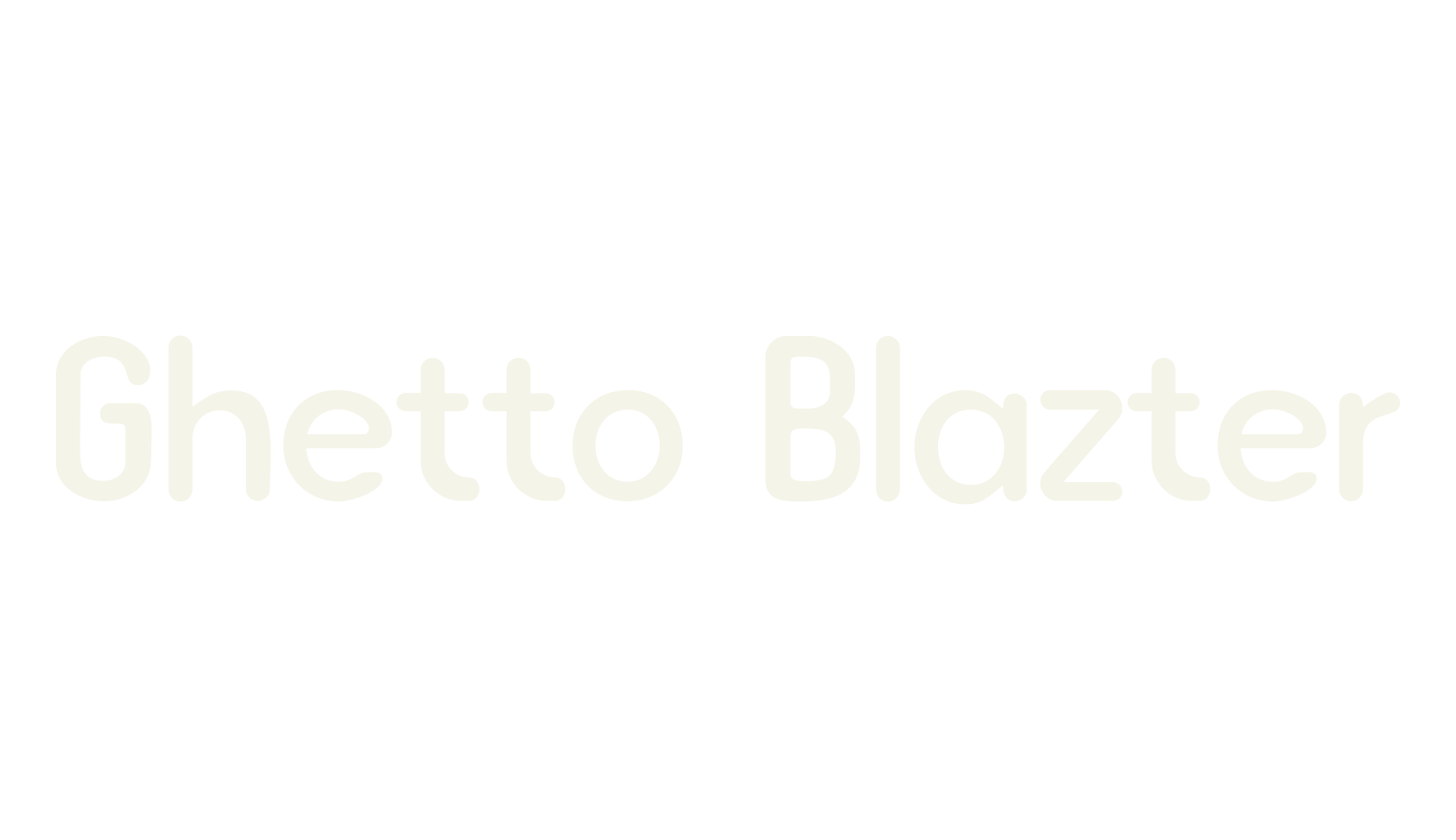 Ghetto Blazter, stencil font preview