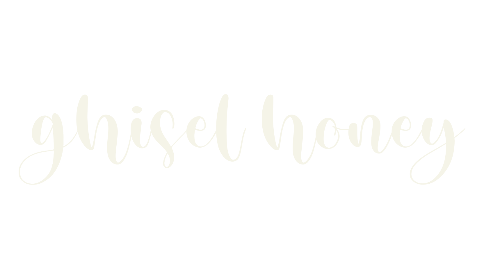 ghisel honey, script font preview