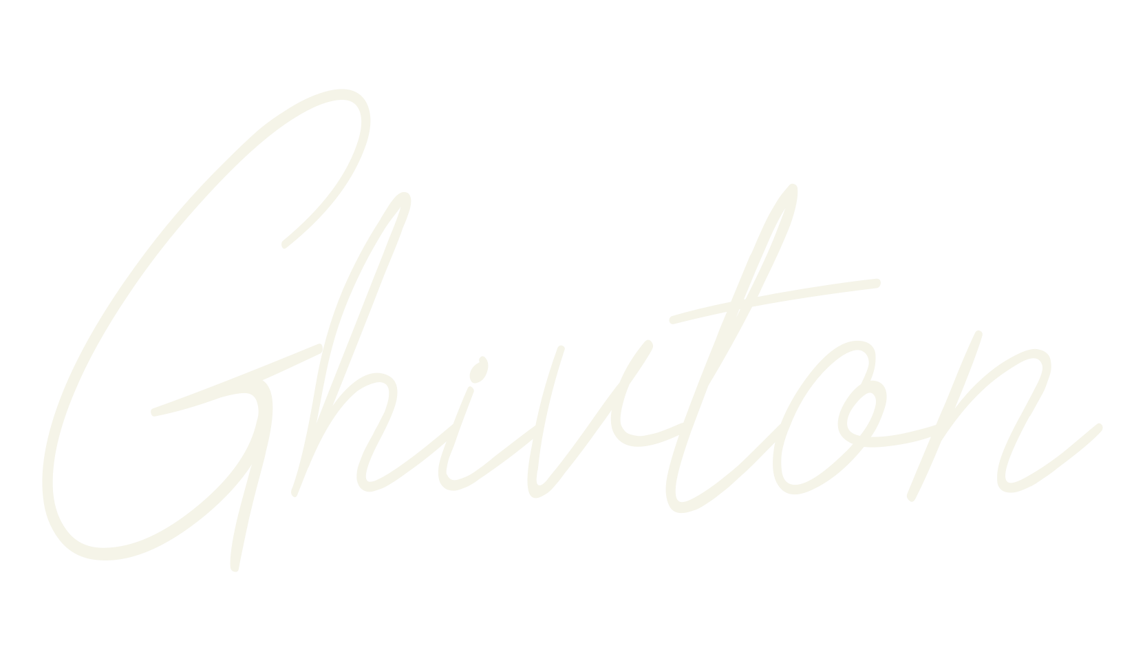 Ghivton, cursive font preview